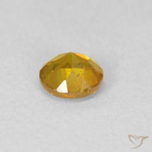 Sphalérite Doré foncé naturelle Tour, 0.34 ct, VS-SI