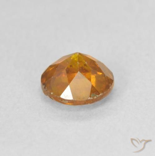 Sphalérite Orange moyen naturelle Tour, 0.85 ct, VS-SI