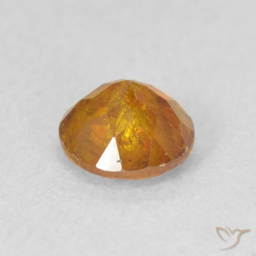 Sphalérite Orange brun naturelle Tour, 0.71 ct, SI