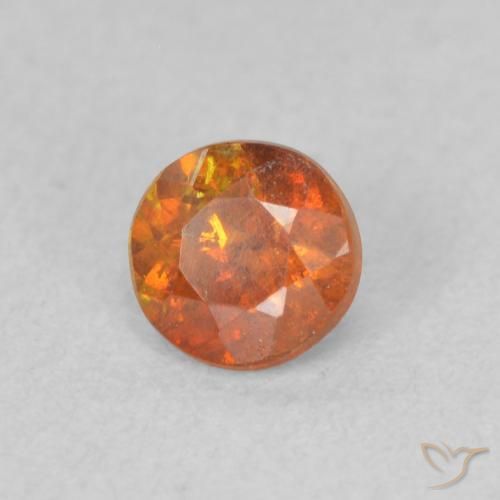 Sphalérite Orange brunâtre naturelle Tour, 0.48 ct, SI