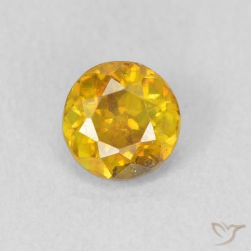 Sphalérite Orange doré naturelle Tour, 0.53 ct, SI