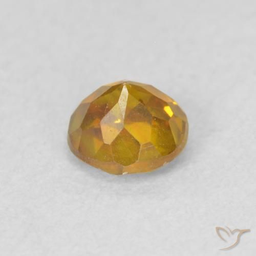 Sphalérite Orange doré naturelle Tour, 0.53 ct, SI