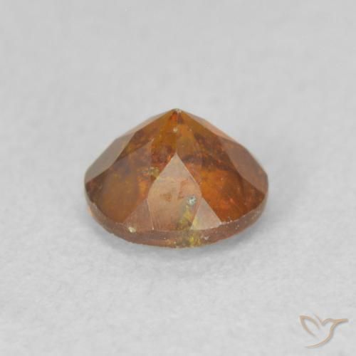 Sphalérite Orange foncé naturelle Tour, 0.65 ct, SI