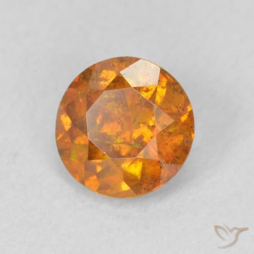 Sphalérite Orange brun naturelle Tour, 0.78 ct, SI