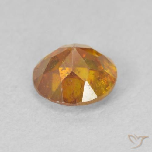 Sphalérite Orange brun naturelle Tour, 0.78 ct, SI