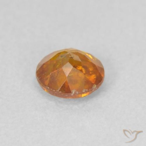 Sphalérite Orange moyen naturelle Tour, 0.46 ct, SI