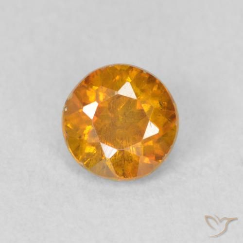 Sphalérite Orange moyen naturelle Tour, 0.50 ct, SI