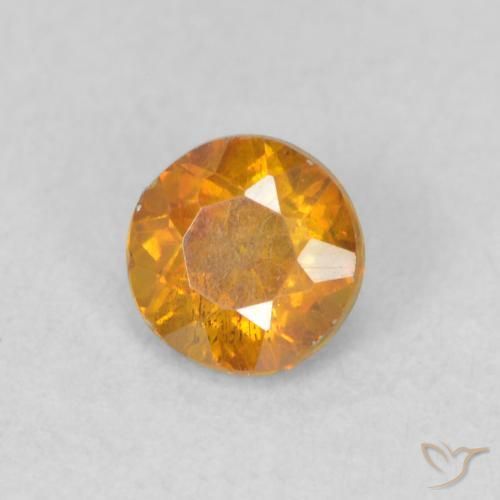 Sphalérite Orange moyen naturelle Tour, 0.50 ct, SI