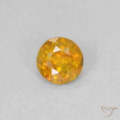 Sphalérite Medium Light-Orange naturelle Tour, 0.21 ct, SI