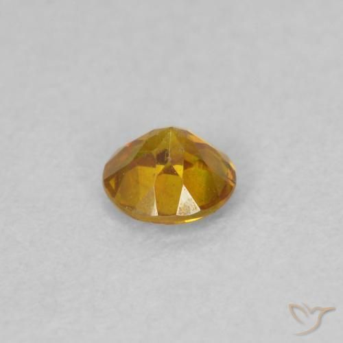 Sphalérite Medium Light-Orange naturelle Tour, 0.21 ct, SI