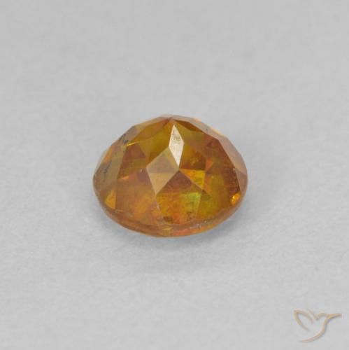 Sphalérite Orange brun naturelle Tour, 0.81 ct, SI