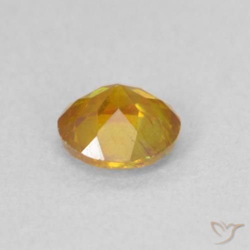 Sphalérite Miel Orange naturelle Tour, 0.42 ct, SI