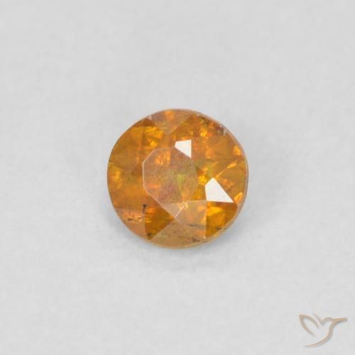 Sphalérite Orange terre naturelle Tour, 0.24 ct, SI