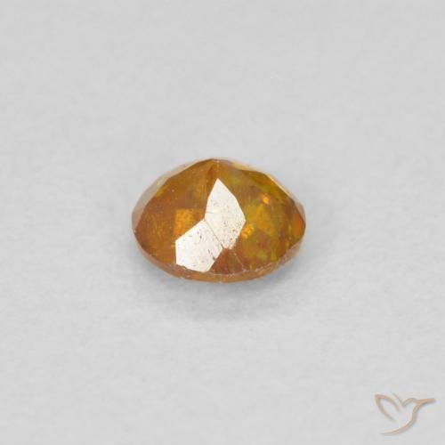 Sphalérite Orange terre naturelle Tour, 0.24 ct, SI