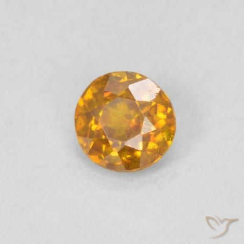 Sphalérite Brun doré naturelle Tour, 0.27 ct, SI