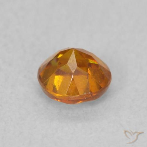 Sphalérite Orange moyen naturelle Tour, 0.35 ct, VS-SI
