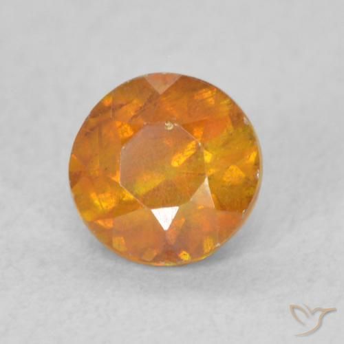 Sphalérite Orange moyen naturelle Tour, 0.61 ct, VS-SI