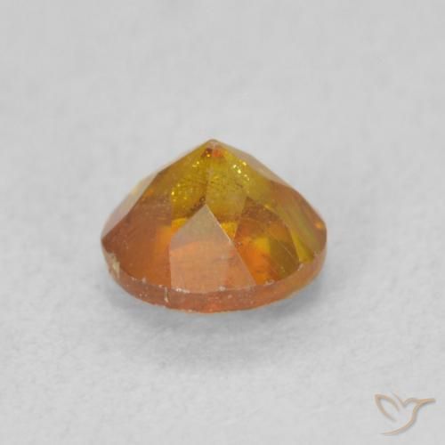 Sphalérite Orange moyen naturelle Tour, 0.61 ct, VS-SI