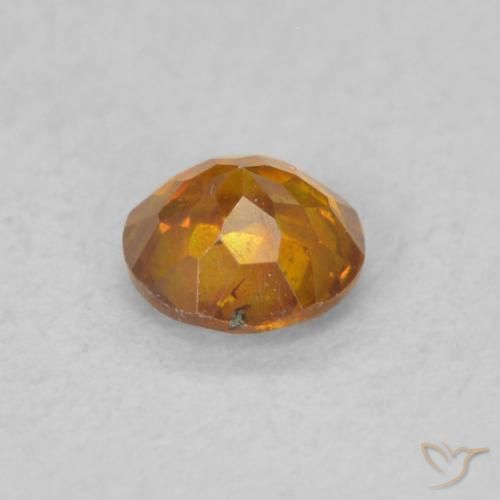 Sphalérite Orange terre naturelle Tour, 0.27 ct, VS-SI