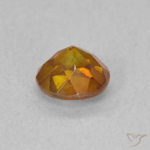 Sphalérite Orange foncé naturelle Tour, 0.47 ct, VS-SI