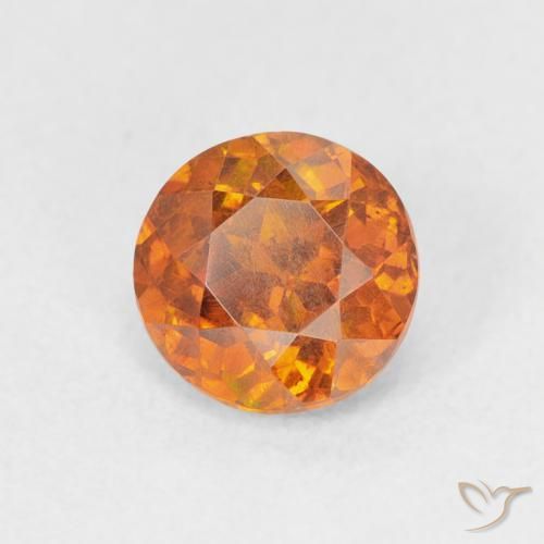 Sphalérite Orange moyen naturelle Tour, 1.08 ct, VS-SI