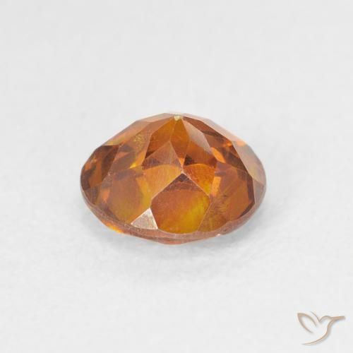 Sphalérite Orange moyen naturelle Tour, 1.08 ct, VS-SI