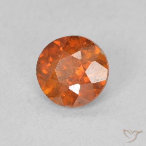 Sphalérite Orange moyen naturelle Tour, 0.61 ct, SI
