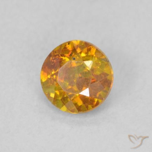 Sphalérite Orange brunâtre naturelle Tour, 0.58 ct, SI