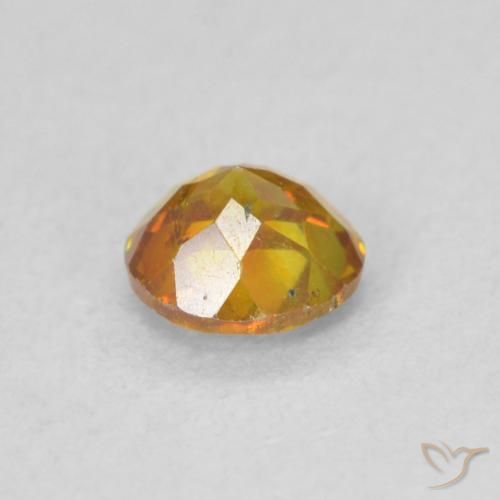 Sphalérite Orange brunâtre naturelle Tour, 0.58 ct, SI