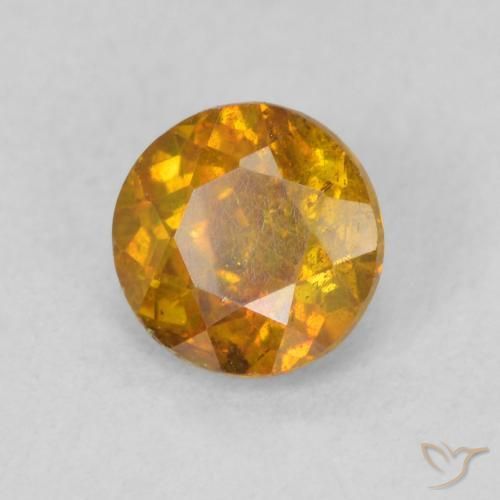 Sphalérite Orange foncé naturelle Tour, 0.80 ct, SI