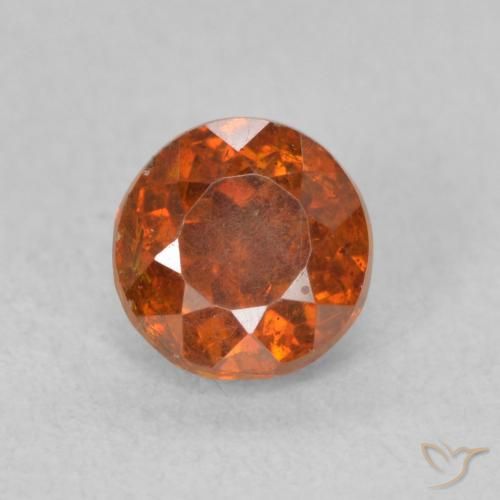 Sphalérite Medium Dark-Orange naturelle Tour, 0.85 ct, SI