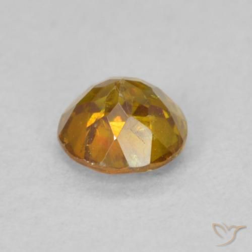 Sphalérite Orange terre naturelle Tour, 0.39 ct, SI