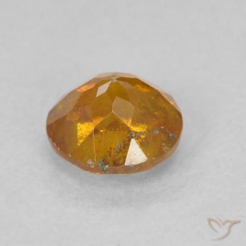 Sphalérite Orange vif naturelle Tour, 0.48 ct, SI
