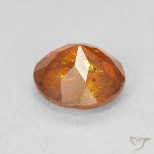 Sphalérite Orange moyen naturelle Tour, 0.62 ct, SI