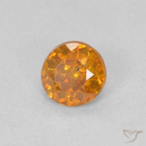 Sphalérite Abricot orange naturelle Tour, 0.27 ct, SI