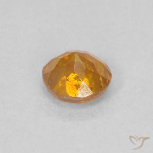 Sphalérite Abricot orange naturelle Tour, 0.27 ct, SI