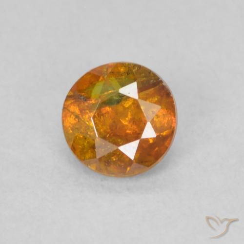 Sphalérite Orange moyen naturelle Tour, 0.30 ct, SI