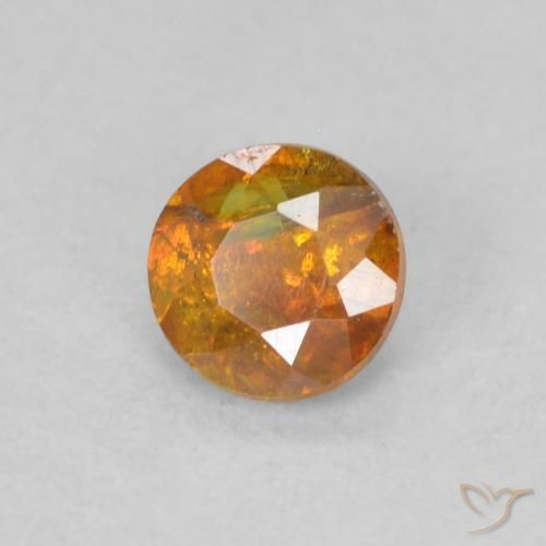 Sphalérite Orange moyen naturelle Tour, 0.30 ct, SI