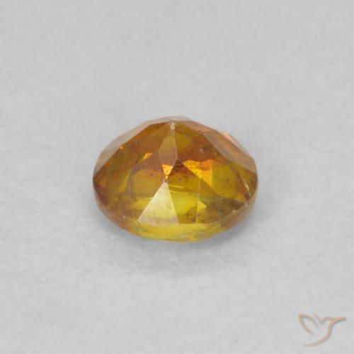 Sphalérite Orange moyen naturelle Tour, 0.30 ct, SI