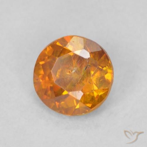 Sphalérite Orange terre naturelle Tour, 0.35 ct, SI