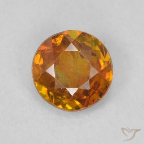Sphalérite Orange brunâtre naturelle Tour, 0.41 ct, SI