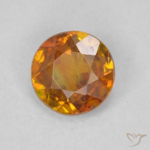 Sphalérite Orange brunâtre naturelle Tour, 0.41 ct, SI