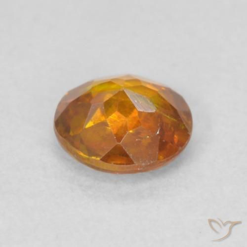 Sphalérite Orange brunâtre naturelle Tour, 0.41 ct, SI