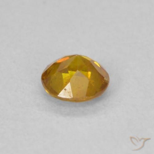 Sphalérite Orange Doré naturelle Tour, 0.30 ct, SI