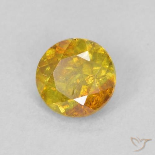 Sphalérite Abricot orange naturelle Tour, 0.40 ct, SI