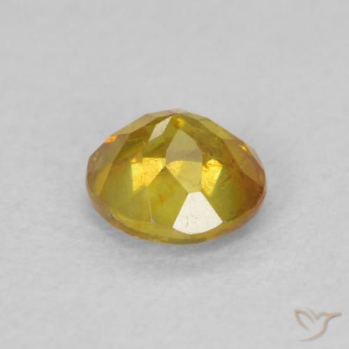 Sphalérite Abricot orange naturelle Tour, 0.40 ct, SI