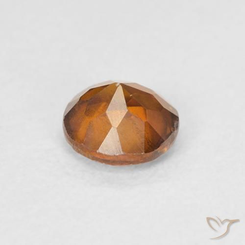 Sphalérite Orange foncé naturelle Tour, 0.62 ct, VS-SI