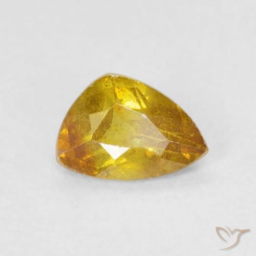 0.55ct Naturel Jaune doré Sphalérite, Fantaisie, SI