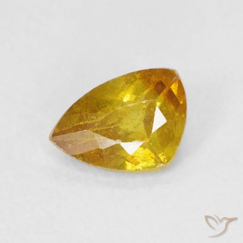 Sphalérite Jaune doré naturelle Fantaisie, 0.55 ct, SI