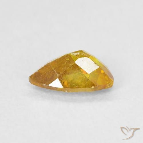 Sphalérite Jaune doré naturelle Fantaisie, 0.55 ct, SI